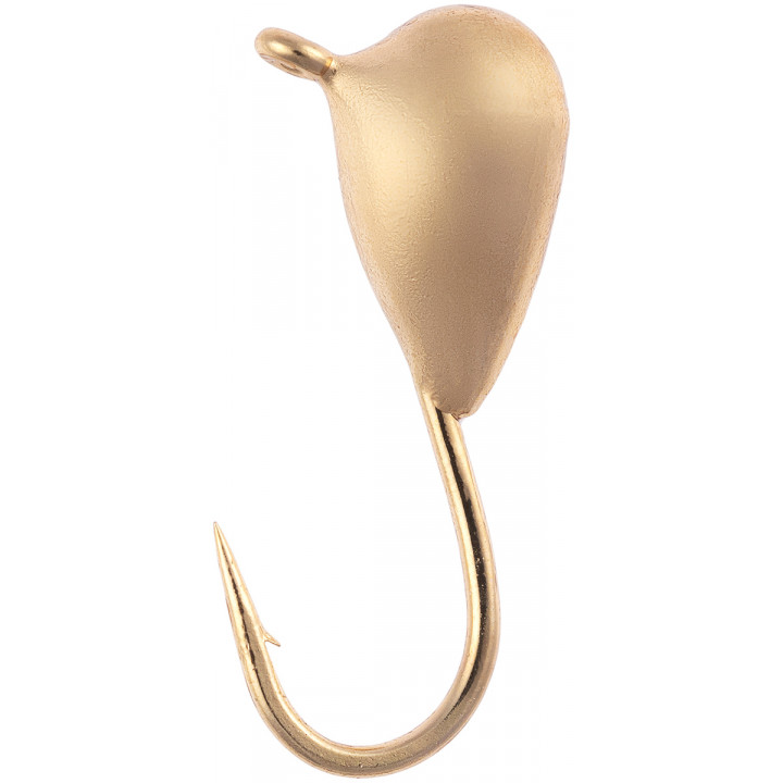 Мормышка вольфрамовая Viking Fishing Drop 0.46g 3mm Gold (5ш)