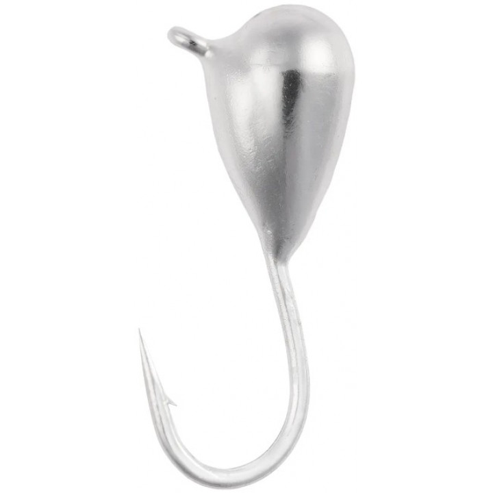 Мормышка вольфрамовая Viking Fishing Drop 0.25g 2.5mm Silver (1шт)