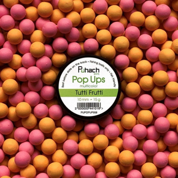 Бойли Puhach Baits Pop Ups 10mm Multicolor - Tutti-Frutti (Тутті-Фрутті)