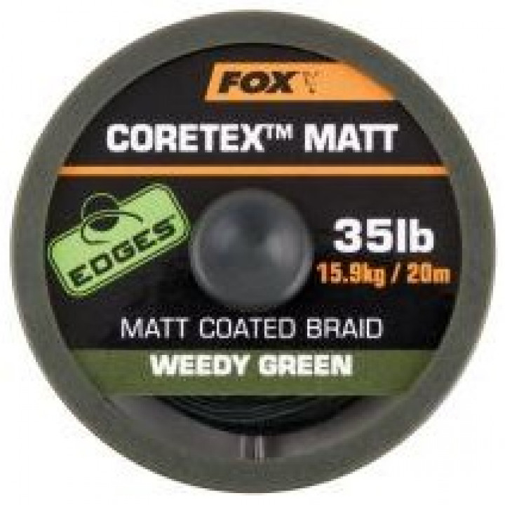 Повідковий матеріал Fox Matt Coretex Weedy Green 25lb 20m