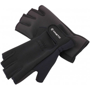 Перчатки Kinetic Neoprene Half Finger Glove L Black