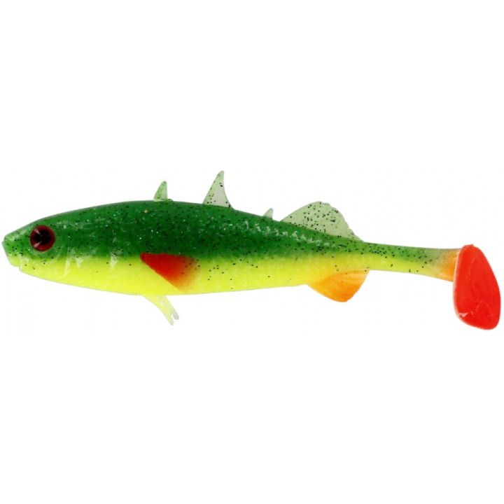 Силикон Westin Stanley the Stickleback Shadtail 9cm 7g Fireflake 1шт