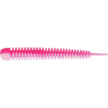 Силикон Kinetic Wriggly 7.5cm 2.1g White/Pink (10шт) Garlic