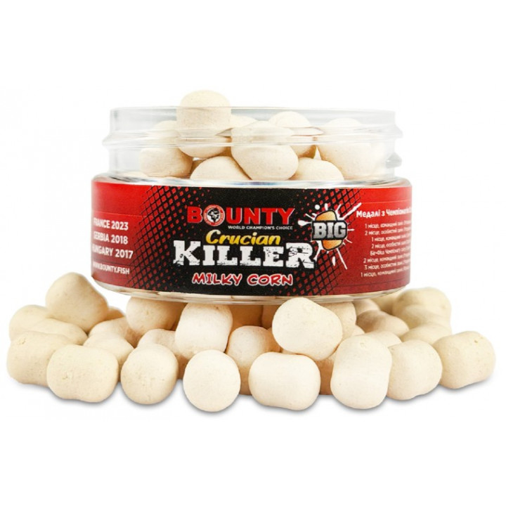 Насадка Вбивця карася Bounty Mini 4/6mm Milky Corn (Молочна кукурудза)