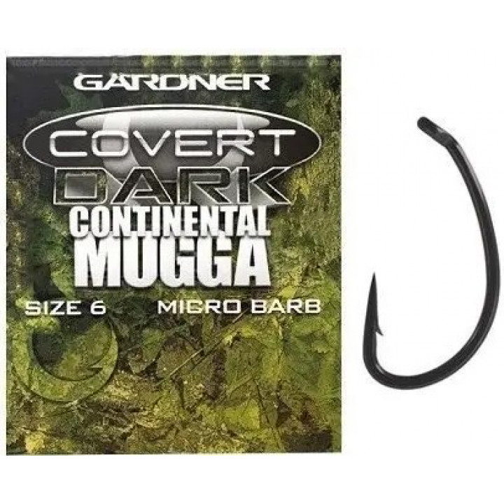 Гачок Gardner Cover Continental Mugga Hooks Barbed №6 20шт