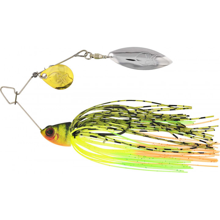 Спиннербейт Westin Mvibe Colorado Gold + Willow Silver #4/0 21g Firetiger