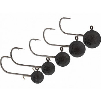Джиг головка Westin Micro Jig Head #4 1.5g Black Nickel 3pcs Tungsten