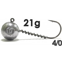 Джиг-головка Jigger із пружинкою кр. Jaxon (Korea) 4/0 21g