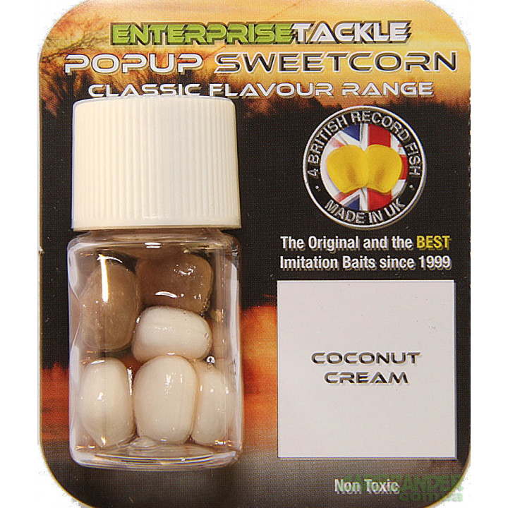 Штучна кукурудза Enterprise Pop-Up Nutrabaits -Coconut Cream #White/beige