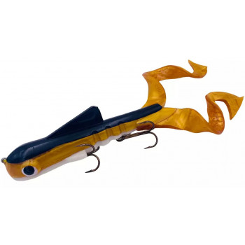 Силикон Musky Innovations Regular Double Bull Dawg 9" 23cm 127g #Gold Tail Sucker