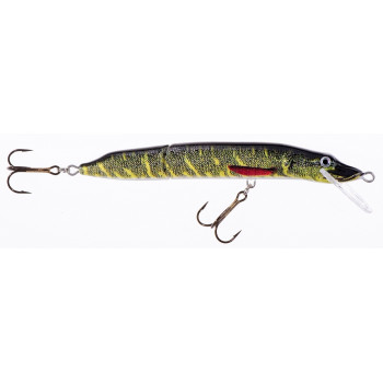 Двухсоставной воблер Jaxon Holo Select Pike 2-section 30g 1.0-3.5m Плавающий PT 16cm