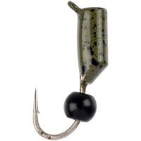 Мормышка вольфрамовая Viking Fishing Rigabik+bead 0.35g 2mm Olive+B (1шт)