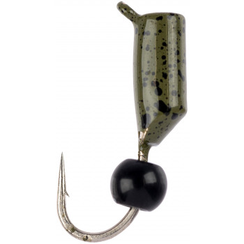 Мормышка вольфрамовая Viking Fishing Rigabik+bead 0.35g 2mm Olive+B (1шт)