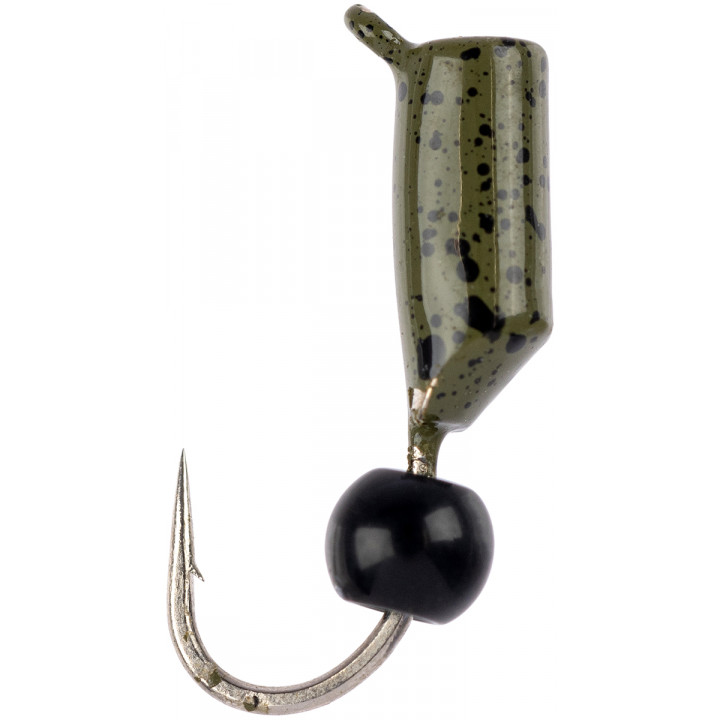 Мормышка вольфрамовая Viking Fishing Rigabik+bead 0.35g 2mm Olive+B (1шт)