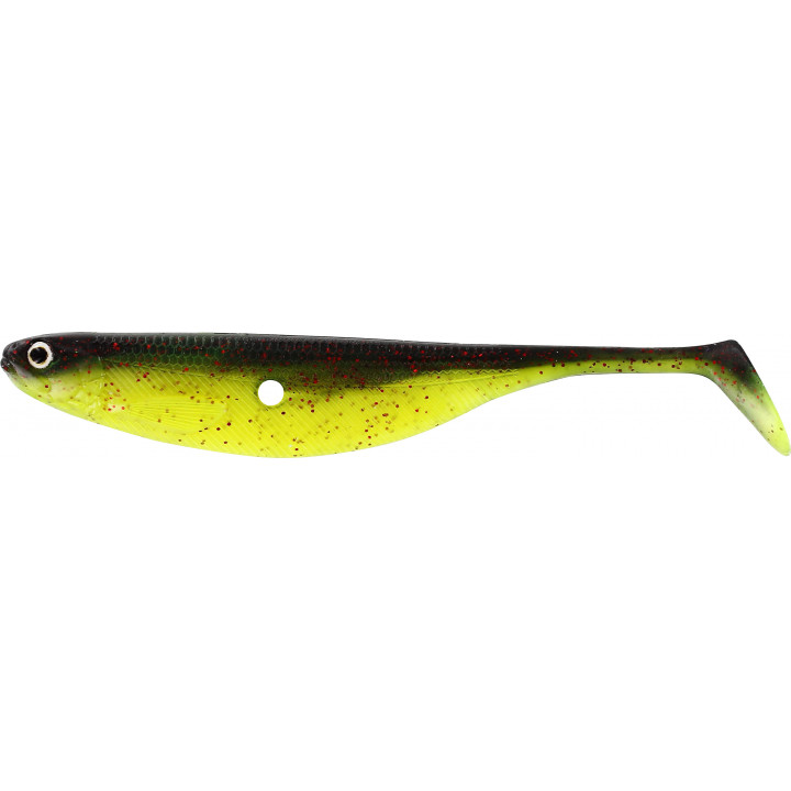 Силикон Westin ShadTeez Hollow Box 12cm 9g Black/Chartreuse 1шт