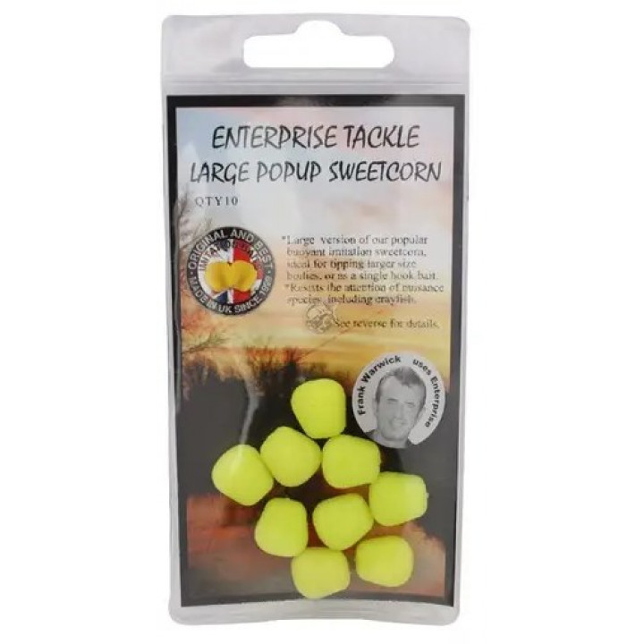 Штучна кукурудза Enterprise Pop-Up Large Sweetcorn Fluoro Yellow (10шт)