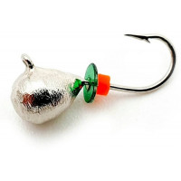 Мормышка вольфрамовая ПМ Капля гальваника 3 0.3g серебро