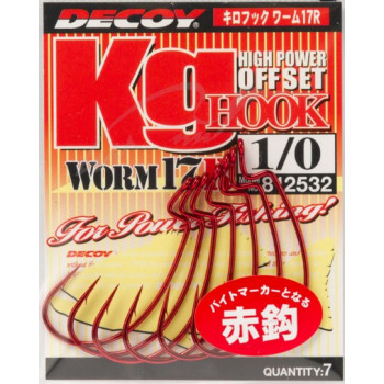 Крючок Decoy Worm 17R Kg Hook R 3/0