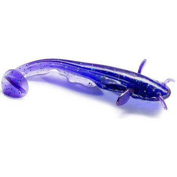 Силикон FishUp Catfish 3" 8шт #060 Dark Violet Peacock & Silver