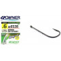 Крючок Owner 56538-06 №6 кольцо Black Chrome 9шт