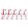 Тройник Gurza Round Treble ST-36 UV Red K-3509 1шт