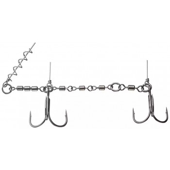Стингер Daiwa Prorex Screw-In Swivel Assist Stinger L 20-30cm 31.7kg #3/0, #2/0 1pc