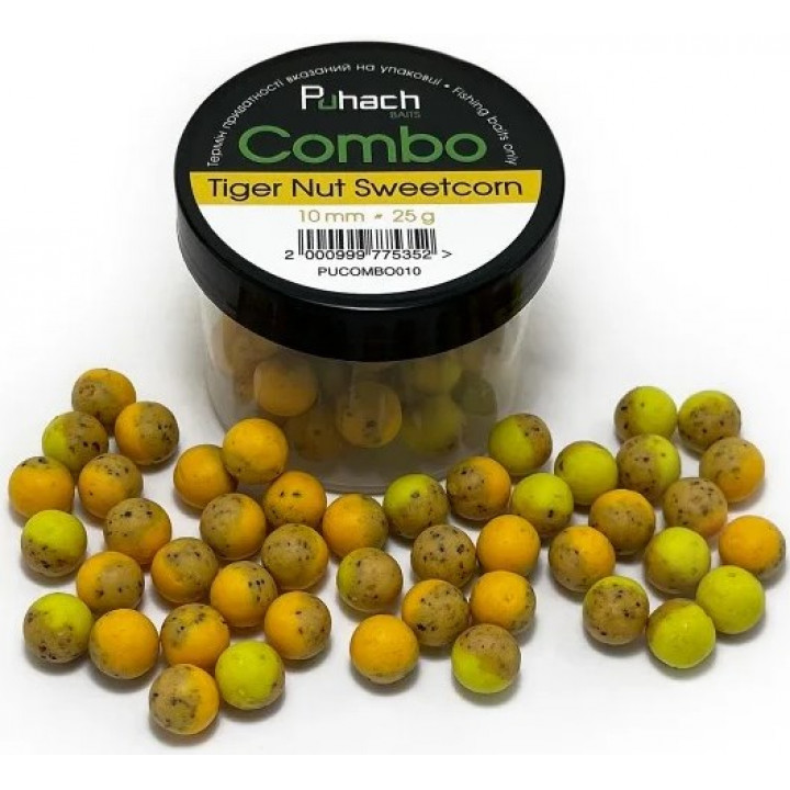 Puhach Baits Combo 10mm - Tiger Nut Sweetcorn