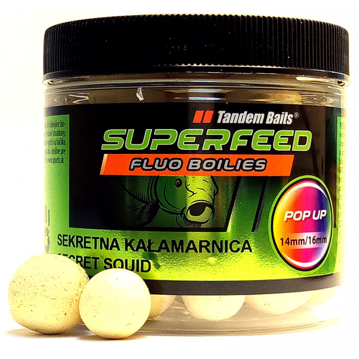 Бойли Tandem Baits SF Fluo Pop-Up 14mm/16mm Mix 90g Secret Squid