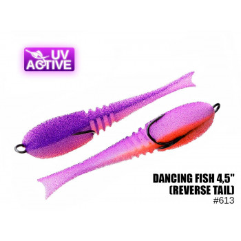 Поролоновая приманка ПрофМонтаж Dancing Fish (reverse tail) 4.5" 613