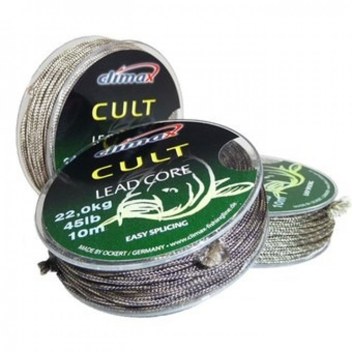 Лидкор Climax Cult Leadcore 10m 45lbs Weed