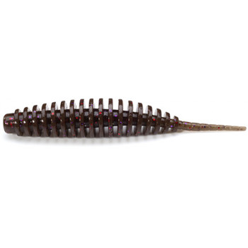 Силикон FishUp Tanta 3" (6шт) #050 - Green Pumpkin Brown/Red & Purple