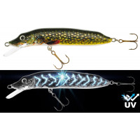 Воблер Jaxon HS Pike UV 9g 0.6-2.0m Плавающий PL 10cm