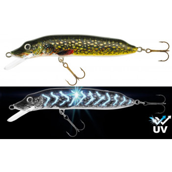 Воблер Jaxon HS Pike UV 9g 0.6-2.0m Плавающий PL 10cm