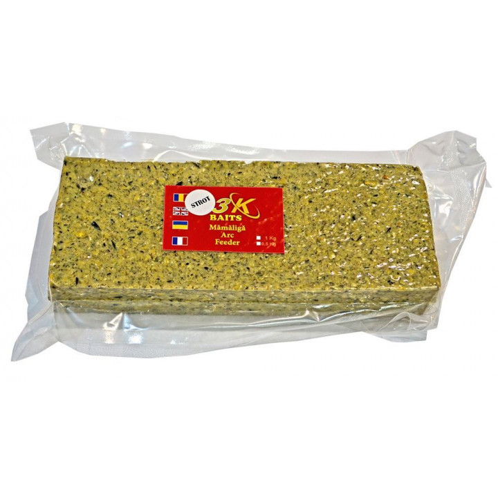 Прикормка 3Kbaits Мамалыга Strot Макуха 1kg