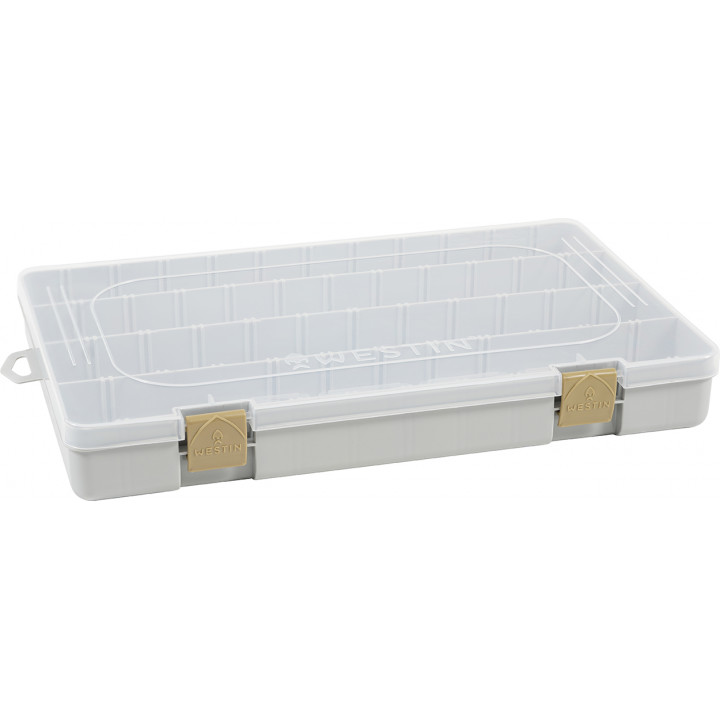 Коробка Westin W3 Tackle Box 36x22.5x4.8cm Grey/Clear