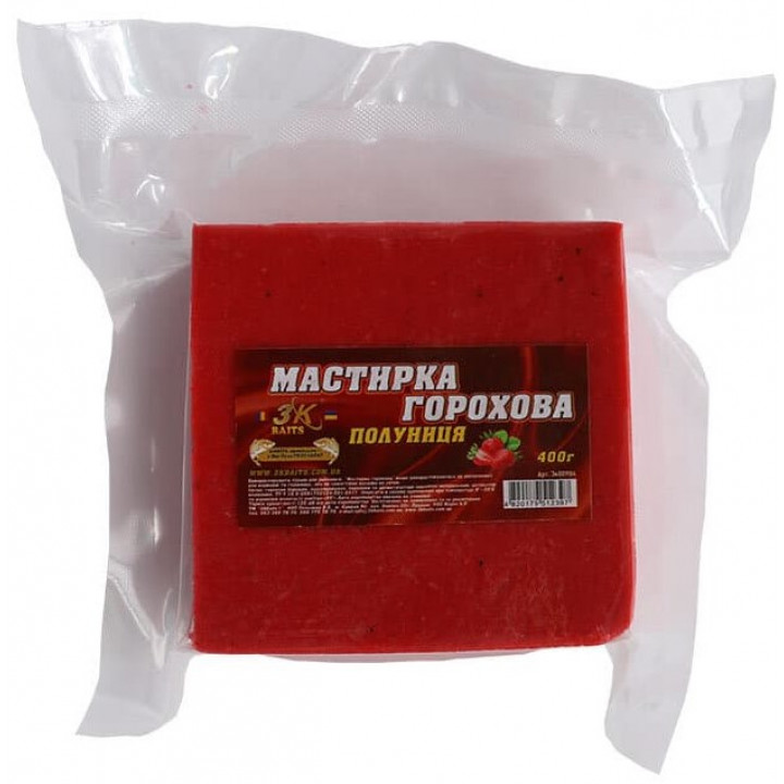 Мастырка 3Kbaits гороховая 200g Клубника