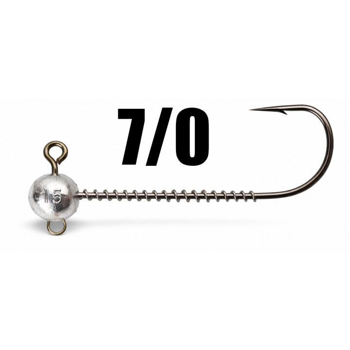 Джиг-головка DS з двома вушками та пружиною ST-29 #7/0 2шт 10g