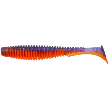 Силикон FishUp U-Shad 3.5" (8шт) #207 - Dark Violet Orange