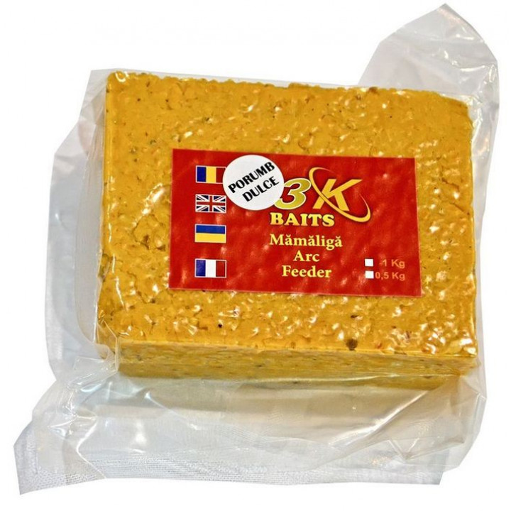 Підгодовування 3Kbaits Мамалига Porumb Dulce (Солодка кукурудза) 0.5kg
