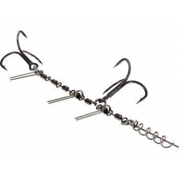 Оснастка Westin Add-It Jointed Stinger HD Double 40kg 14cm #1/0 (1шт)