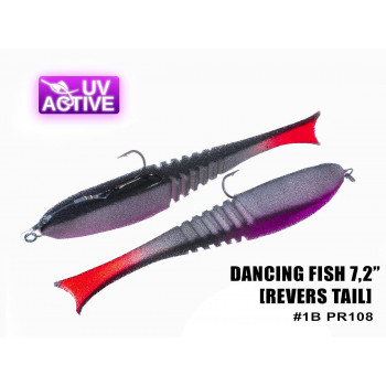 Поролоновая рыбка ПрофМонтаж Dancing Fish 7.2" (reverse tail) #108