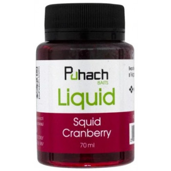 Ликвид Puhach Baits Liquid 70 ml - Squid Сranberry (Кальмар Клюква)