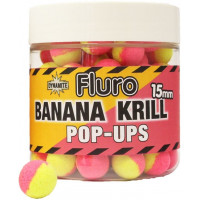 Бойлы Dynamite Baits Pop-Ups Fluro Two Tone Krill & Banana  15 mm