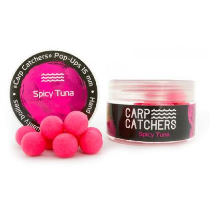 Бойли Carp Catchers Pop-Up Spicy Tuna 15mm