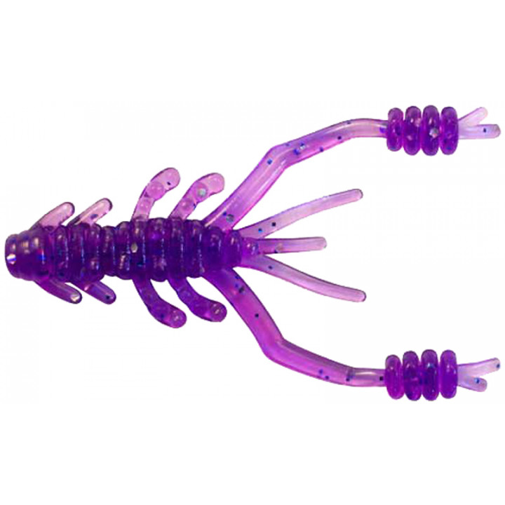 Силикон Reins Ring Shrimp 2" 567 Lilac Silver & Blue Flake (12шт/уп)