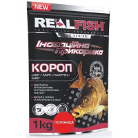 Прикормка Real Fish Карп 1kg Клубника