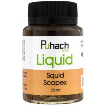 Ликвид Puhach Baits Liquid 70 ml - Squid Scopex (Кальмар Скопекс)