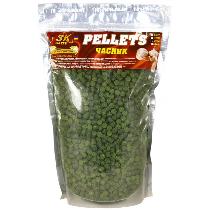 Пеллетс 3Kbaits 6mm 0.8kg Чеснок