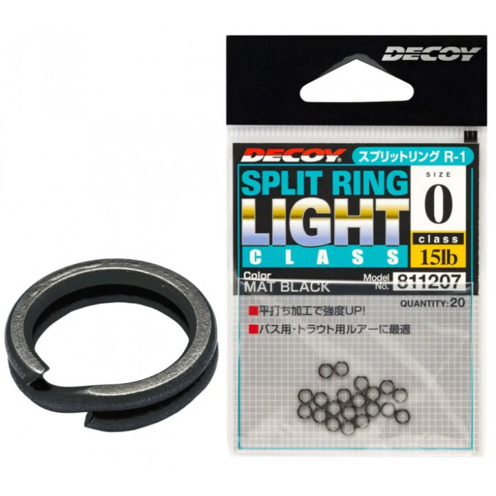 Кольцо заводное Decoy Split Ring Light #01 20lb (20 шт/уп) Кольцо заводное Decoy Split Ring Light #01 20lb (20 шт/уп)