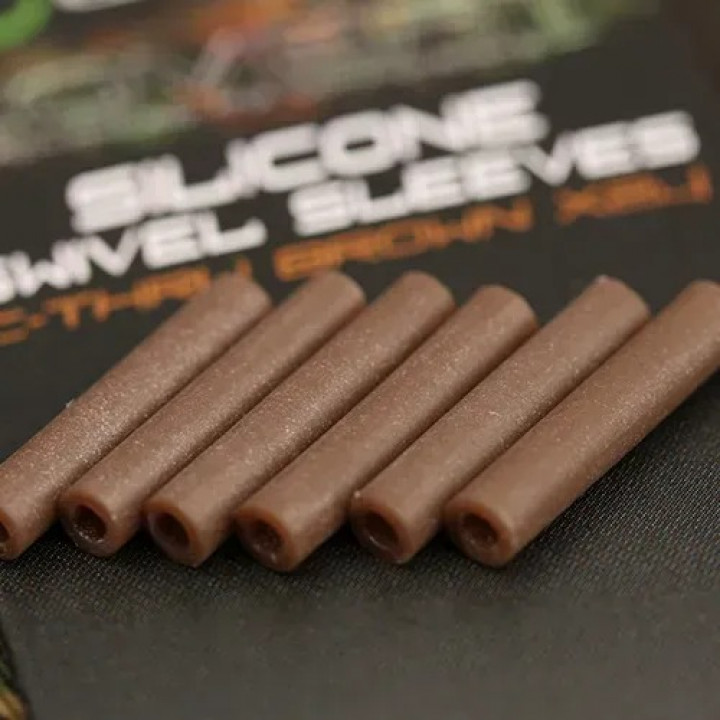 Трубка силиконовая Gardner Covert Silicone Swivel Sleeves Brown